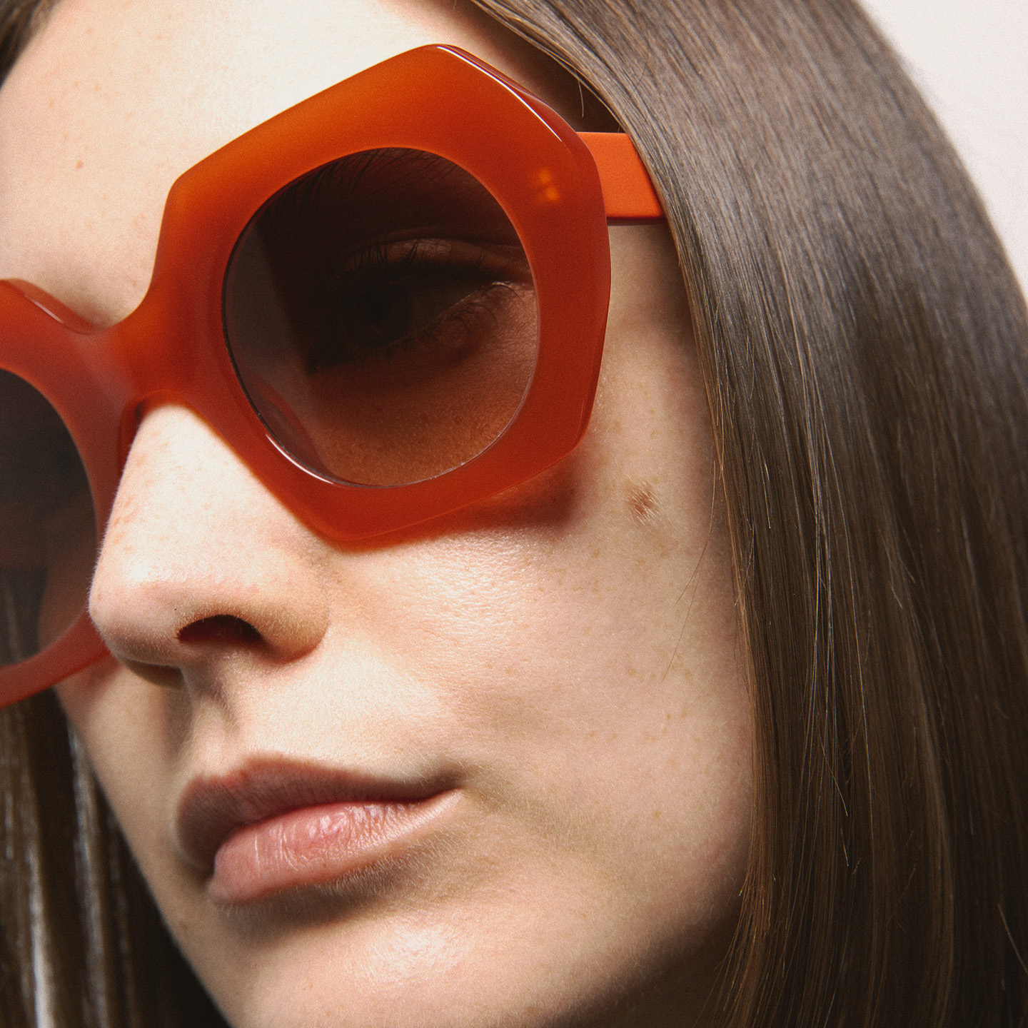 Kaleos Piaf Kırmızı Kadın Güneş Gözlüğü - Görsel 4