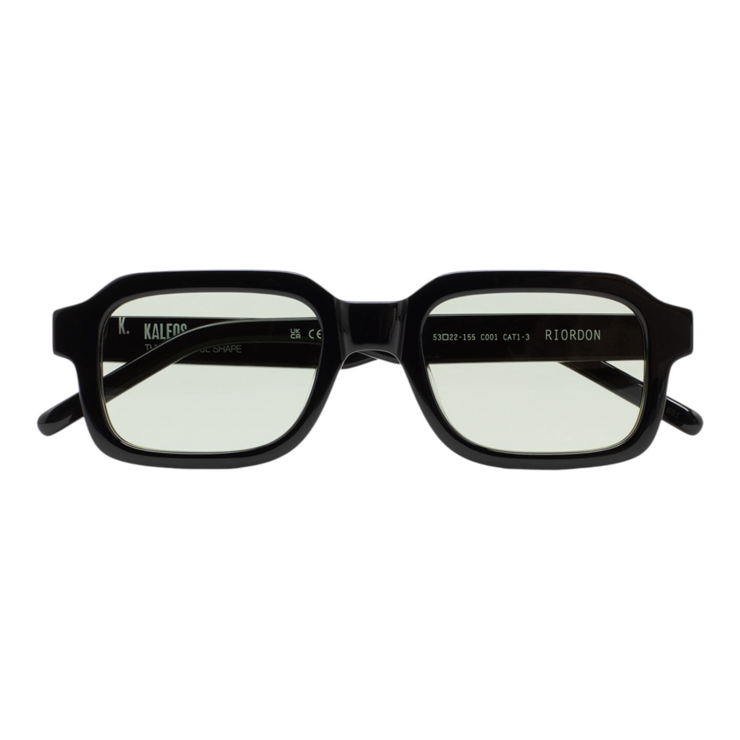 Kaleos Riordon Siyah Fotokromik Unisex Güneş Gözlüğü