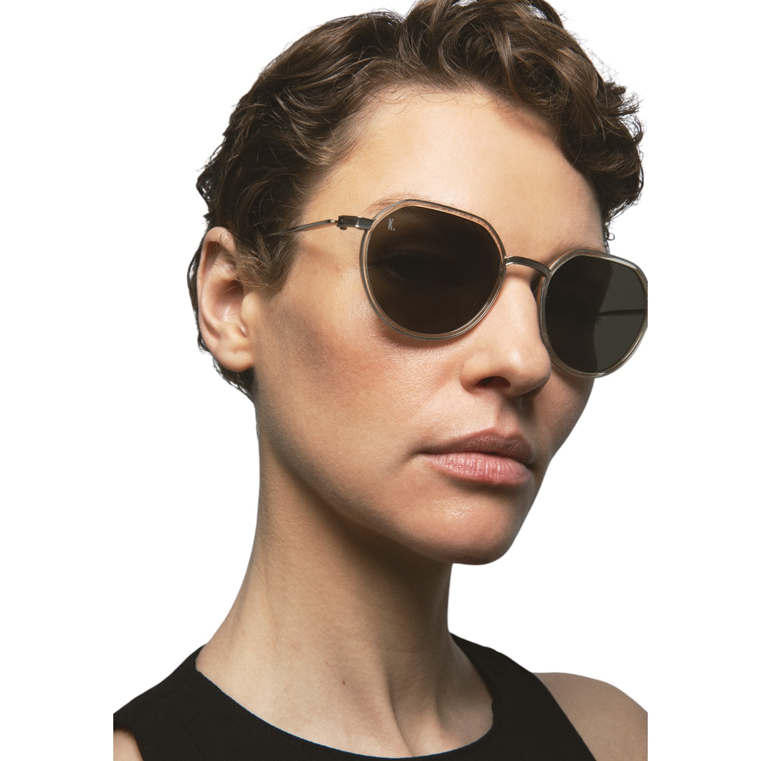 Kaleos Siefert Altın Titanyum Unisex Güneş Gözlüğü - Görsel 4