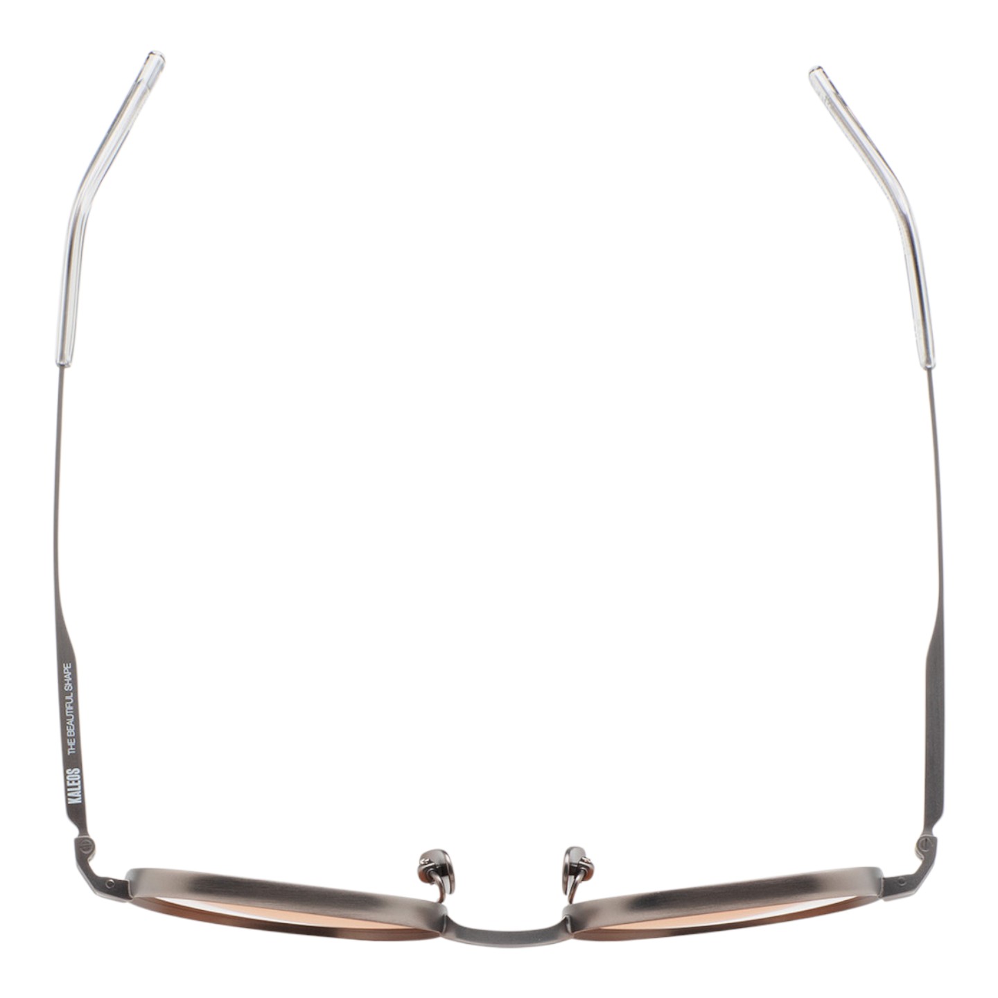 Kaleos Turcatti Gri Turuncu Fotokromik Titanyum Unisex Güneş Gözlüğü - Görsel 5