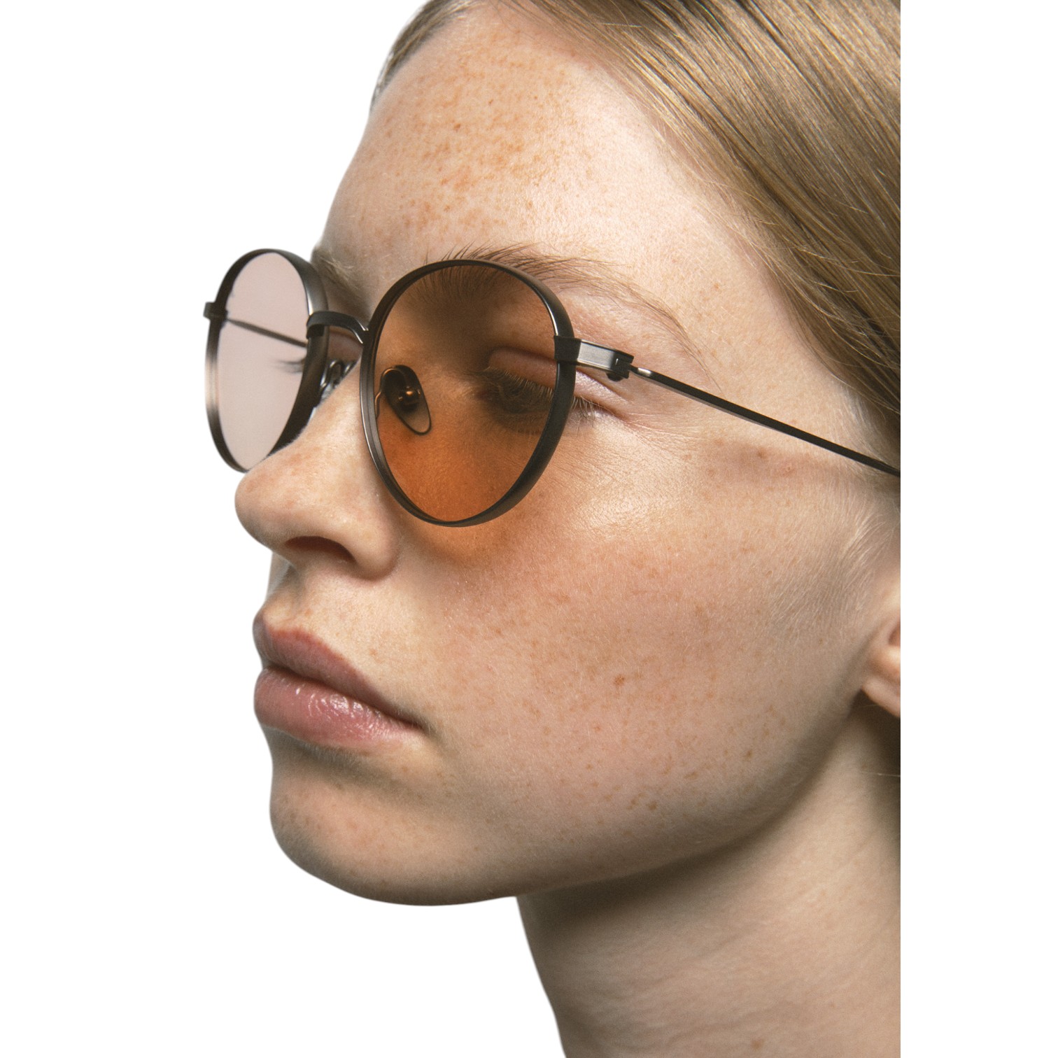 Kaleos Turcatti Gri Turuncu Fotokromik Titanyum Unisex Güneş Gözlüğü - Görsel 3