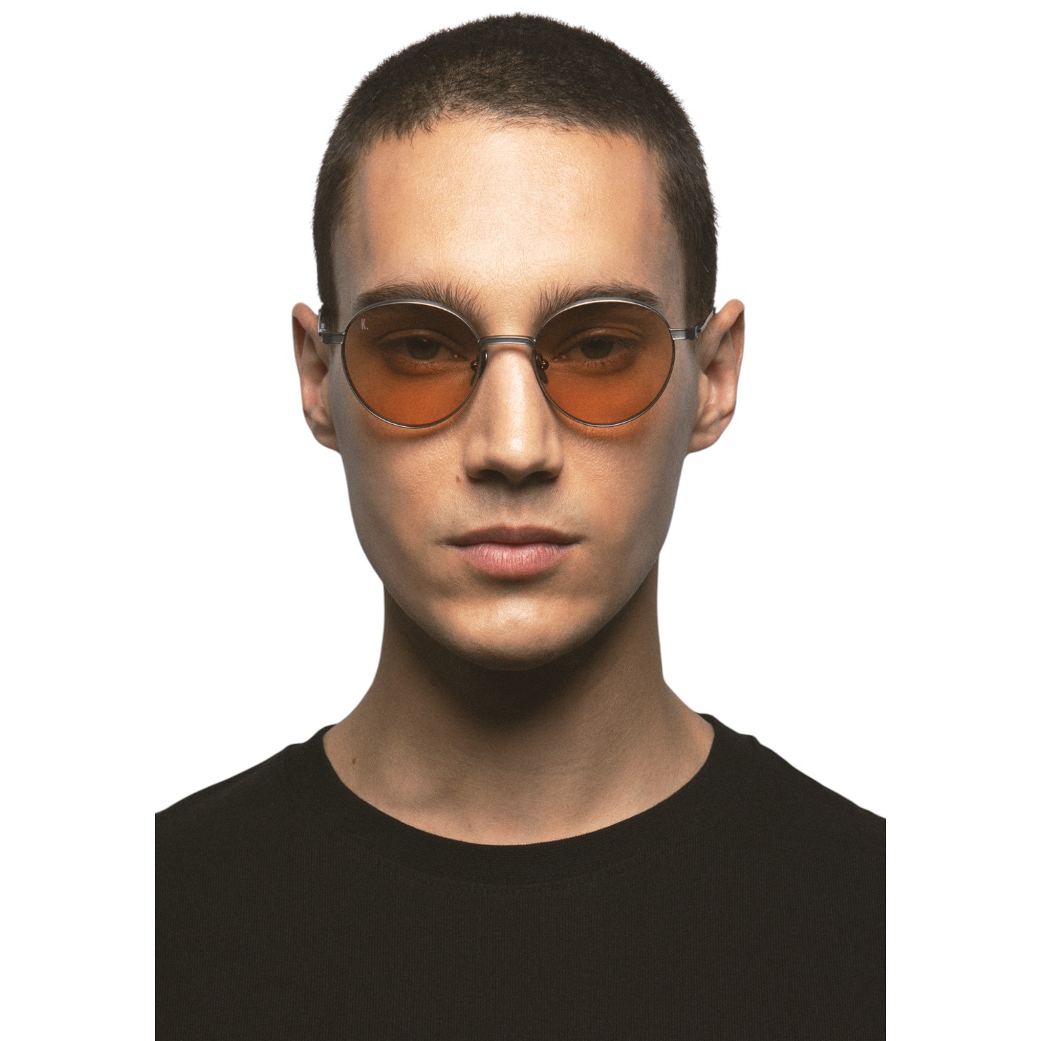 Kaleos Turcatti Gri Turuncu Fotokromik Titanyum Unisex Güneş Gözlüğü - Görsel 2