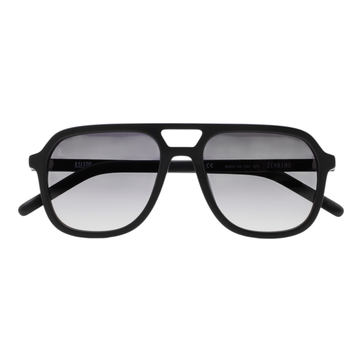 Kaleos Zebrino Mat Siyah Unisex Güneş Gözlüğü