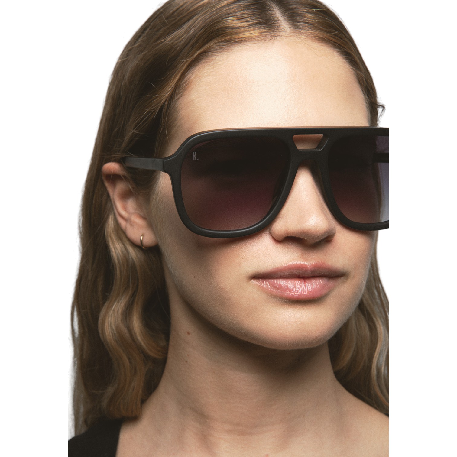 Kaleos Zebrino Mat Siyah Unisex Güneş Gözlüğü - Görsel 2