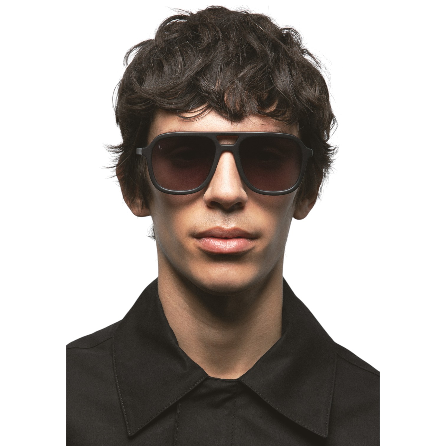 Kaleos Zebrino Mat Siyah Unisex Güneş Gözlüğü - Görsel 3