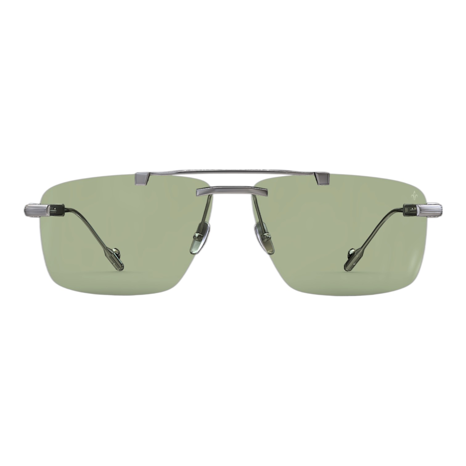 Philippe V N30 Gümüş Yeşil Fotokromik Titanyum Unisex Güneş Gözlüğü