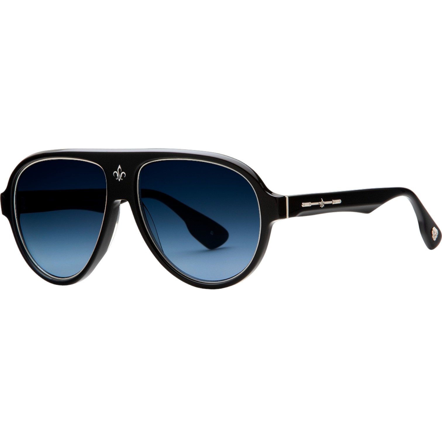 Philippe V N4.1 Siyah Lacivert Unisex Güneş Gözlüğü - Görsel 2