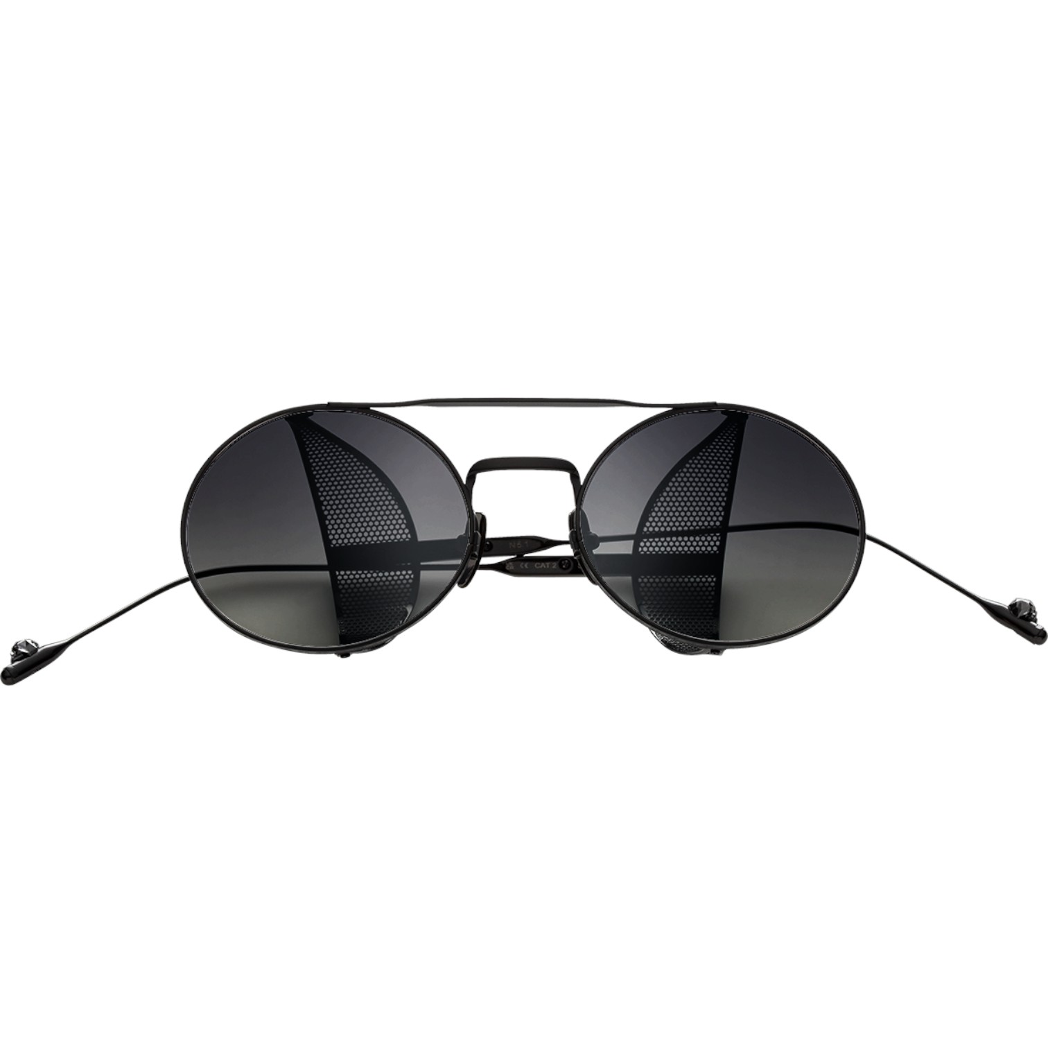 Philippe V N5.1 Mat Siyah Titanyum Unisex Güneş Gözlüğü