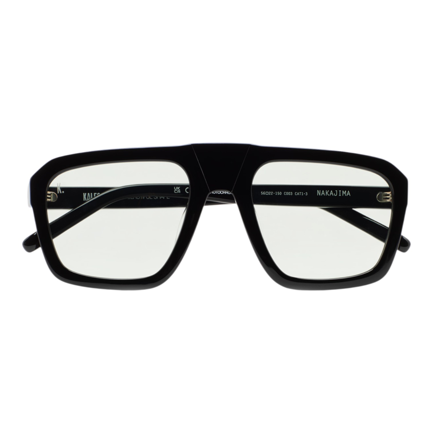 Kaleos Nakajima Siyah Yeşil Fotokromik Unisex Güneş Gözlüğü