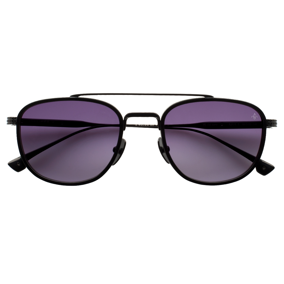 Philippe V N11.1 Siyah Titanyum Unisex Güneş Gözlüğü