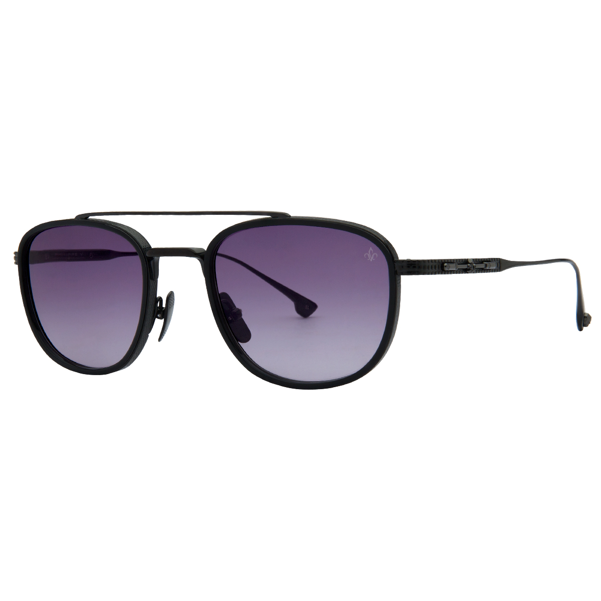Philippe V N11.1 Siyah Titanyum Unisex Güneş Gözlüğü - Görsel 2