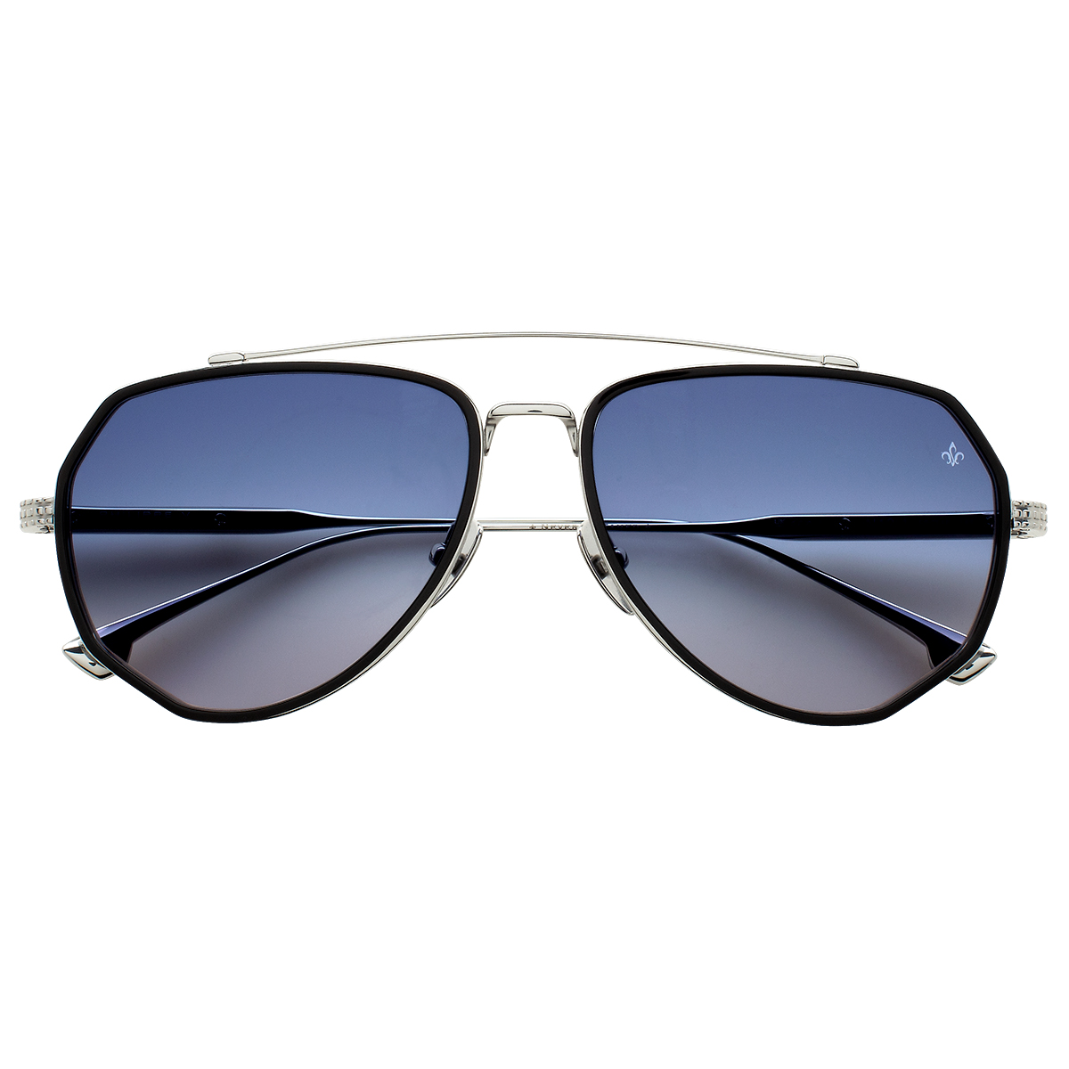 Philippe V N12.1 Gümüş Lacivert Titanyum Unisex Güneş Gözlüğü