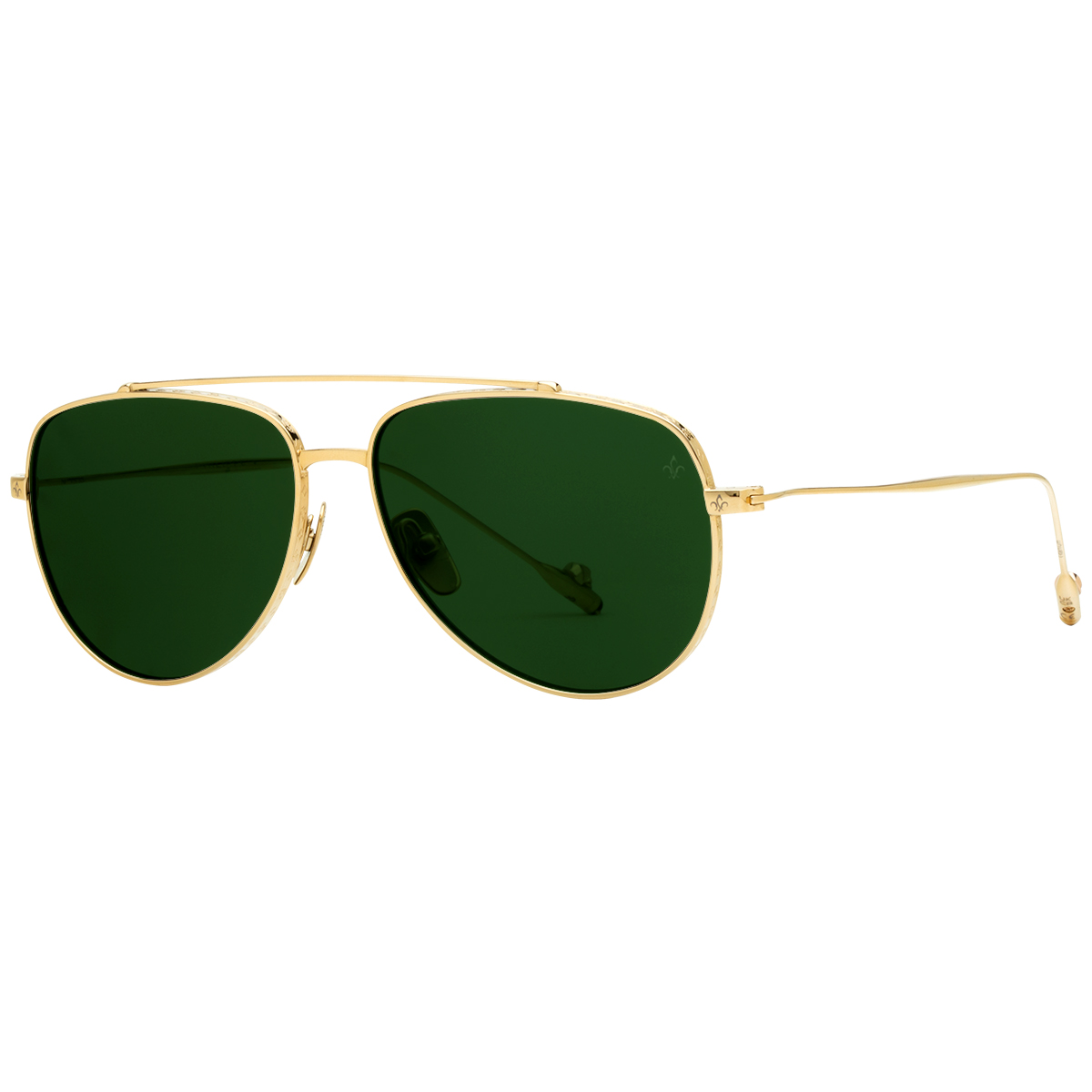 Philippe V N15.1S Altın Yeşil Titanyum Unisex Güneş Gözlüğü - Görsel 2