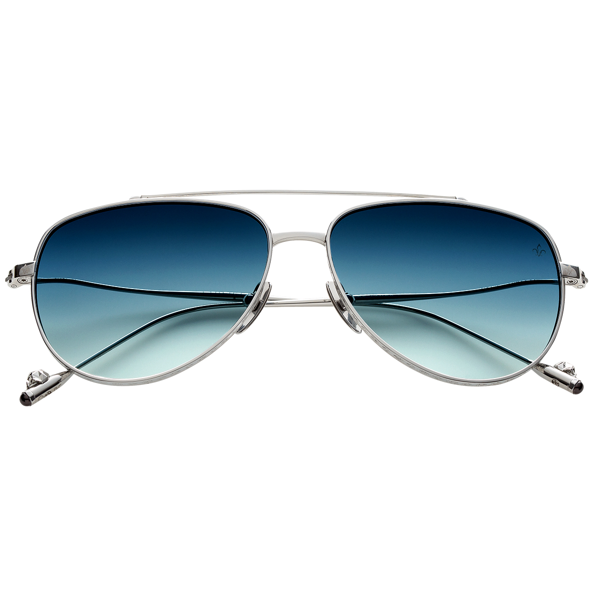 Philippe V N15.1S Gümüş Lacivert Titanyum Unisex Güneş Gözlüğü