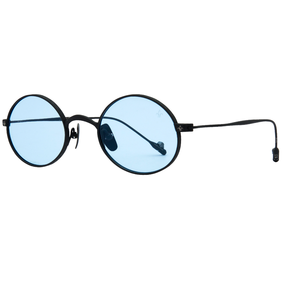 Philippe V N18.1 Mat Siyah Mavi Fotokromik Titanyum Unisex Güneş Gözlüğü - Görsel 2