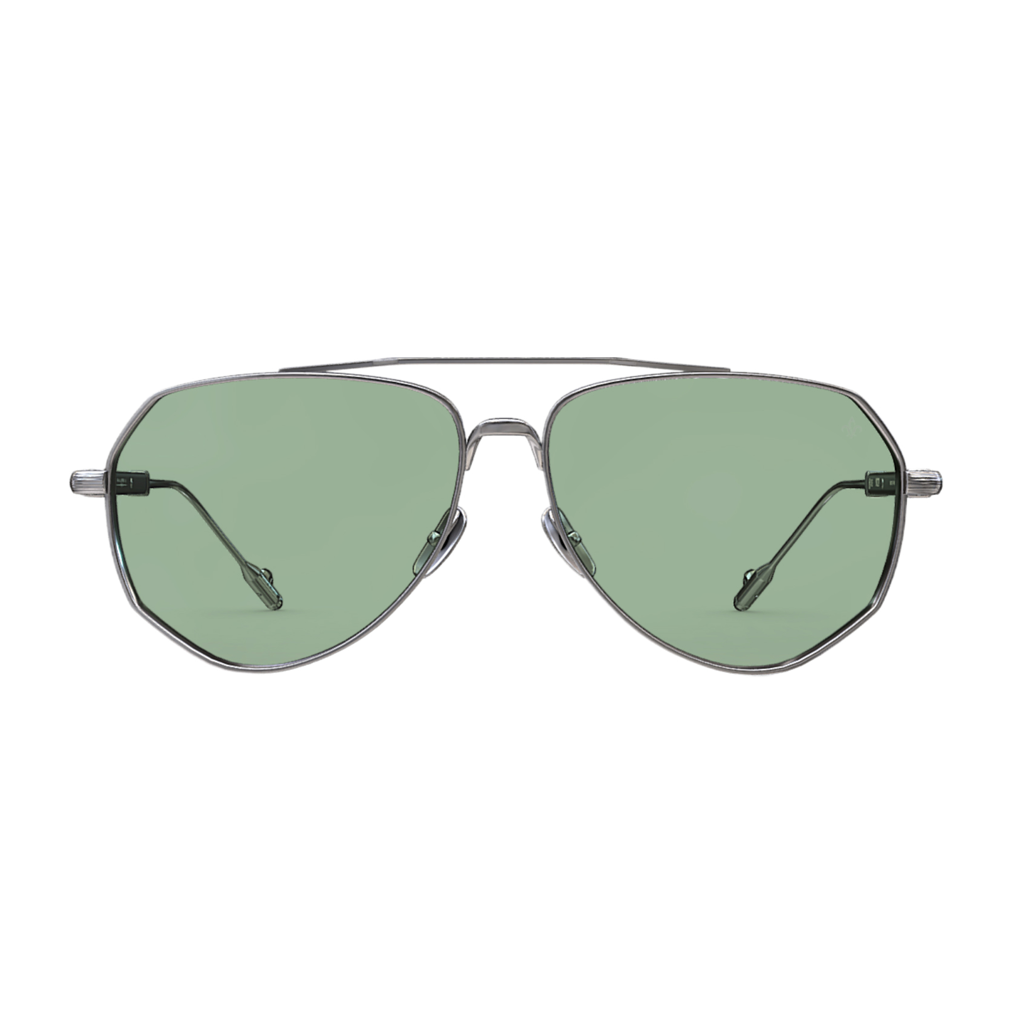 Philippe V N27 Gümüş Yeşil Fotokromik Titanyum Unisex Güneş Gözlüğü