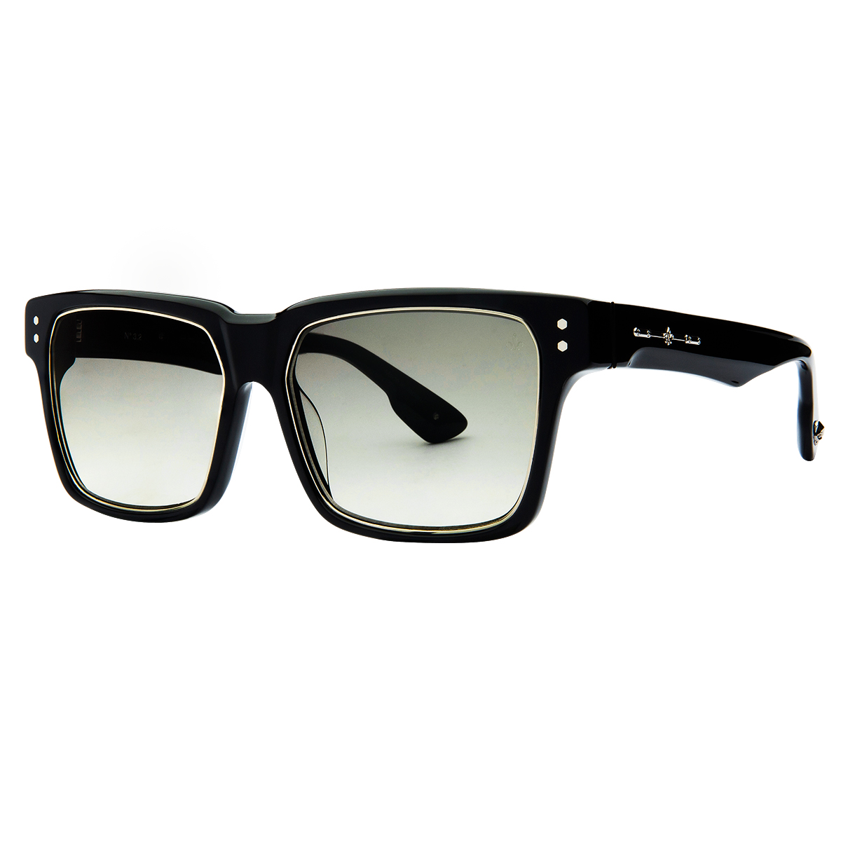 Philippe V N3.2 Siyah Yeşil Unisex Güneş Gözlüğü - Görsel 2