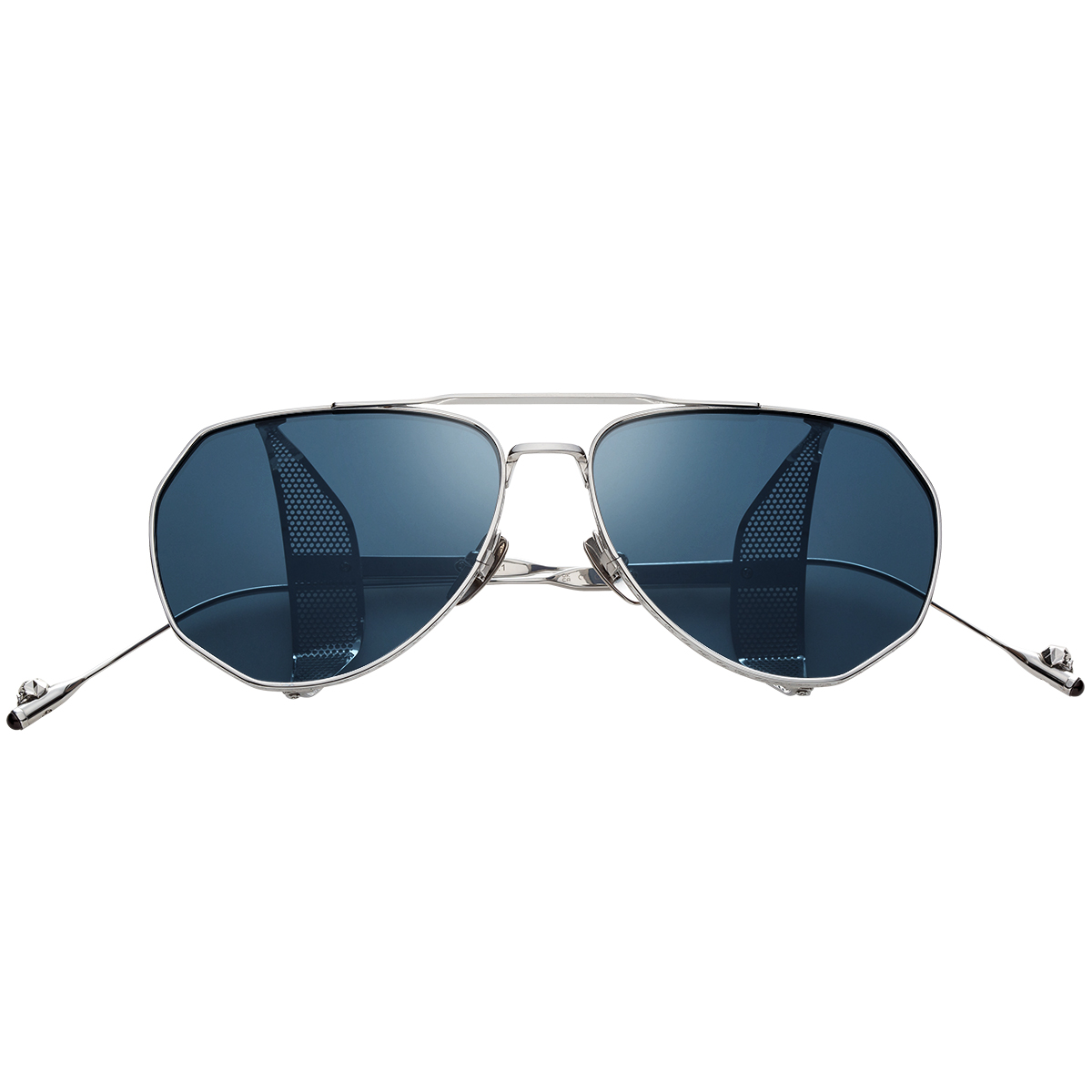 Philippe V N7.1 Gümüş Lacivert Titanyum Unisex Güneş Gözlüğü