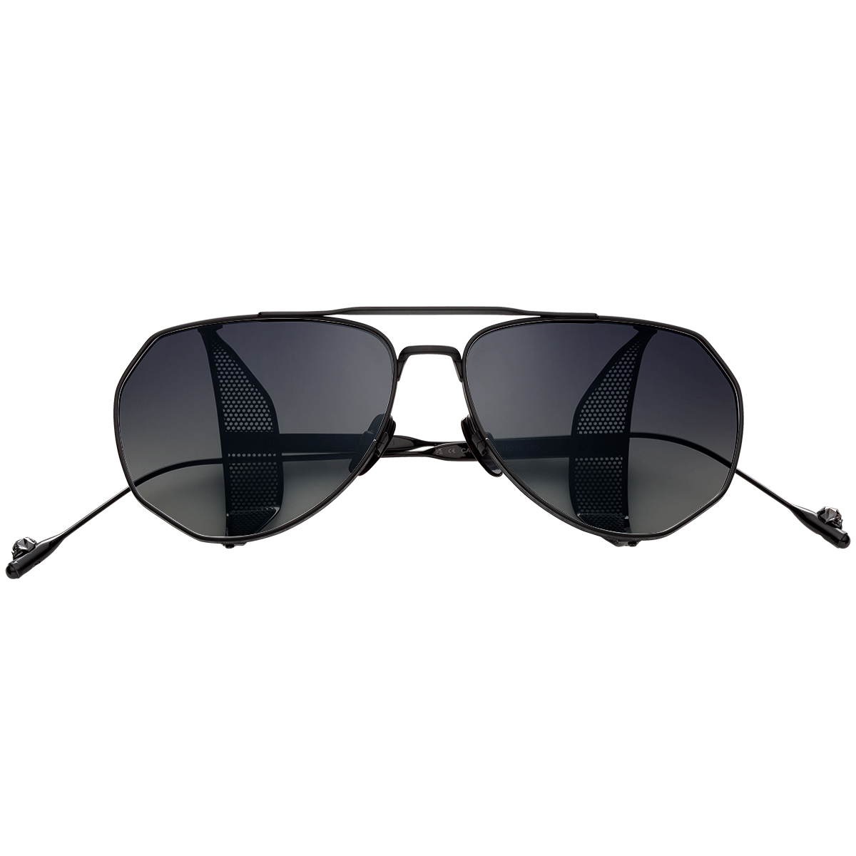 Philippe V N7.1 Mat Siyah Aynalı Titanyum Unisex Güneş Gözlüğü