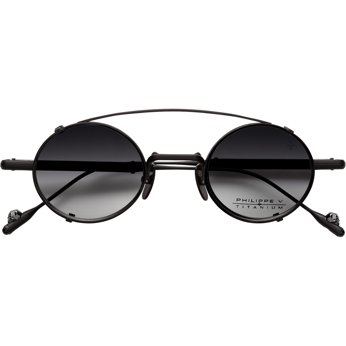 Philippe V X1.1 Mat Siyah Titanyum Unisex Güneş Gözlüğü