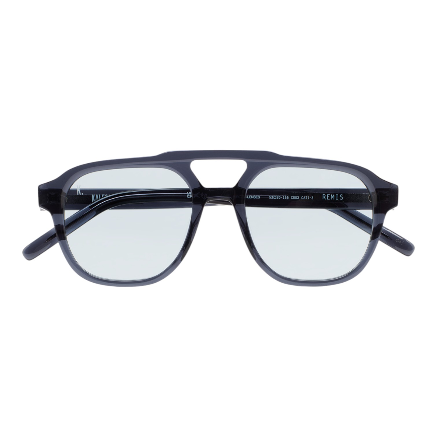 Kaleos Remis Siyah Mavi Fotokromik Unisex Güneş Gözlüğü