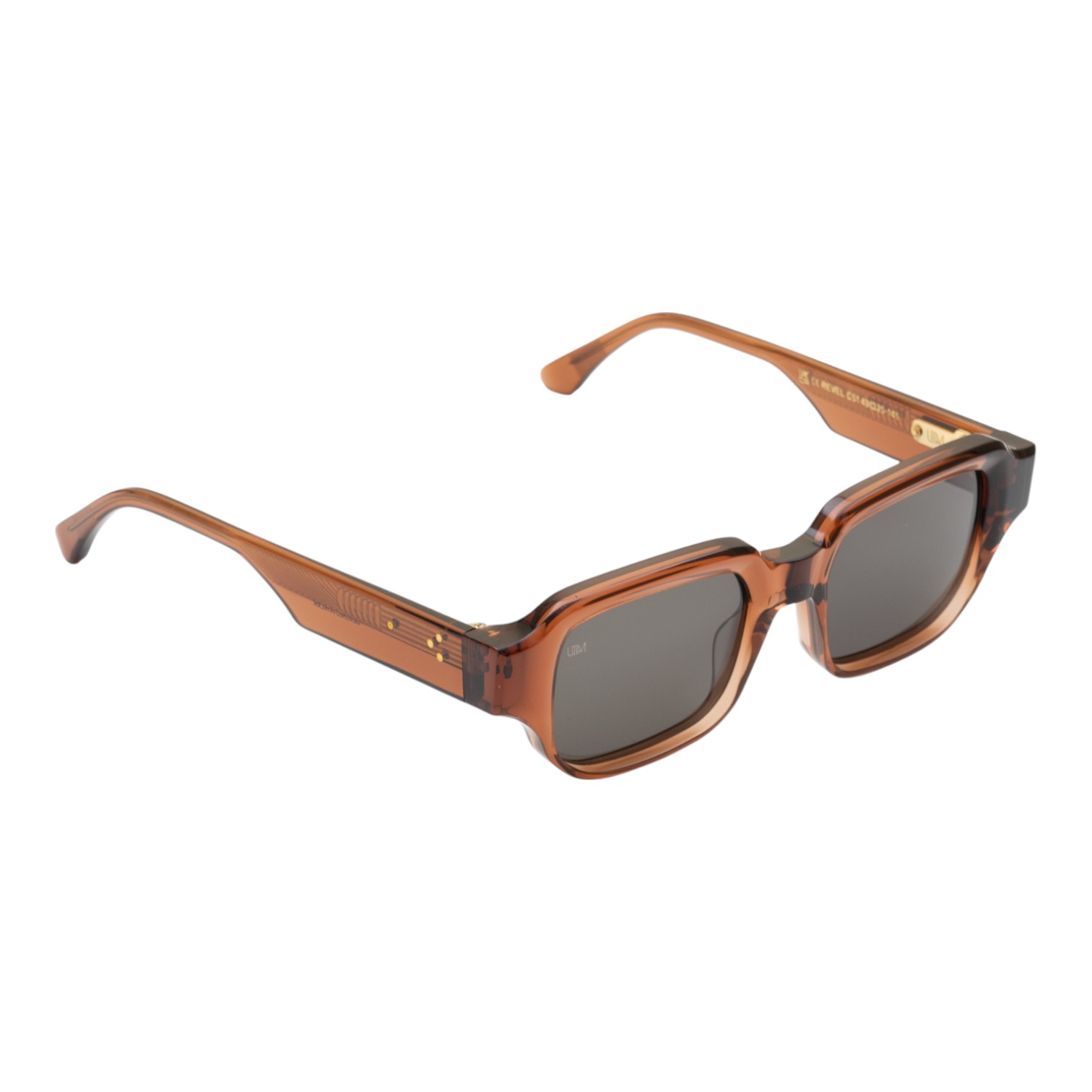 Unique Design Milano Revel Kahverengi Unisex Güneş Gözlüğü - Görsel 2