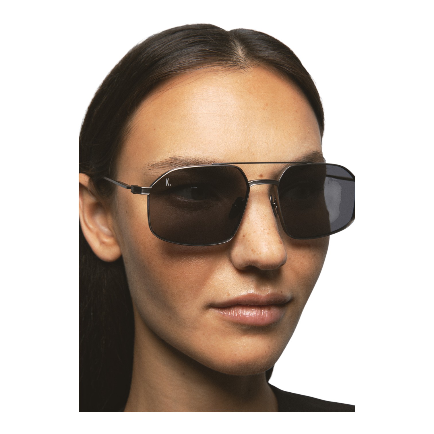 Kaleos Ross Füme Titanyum Unisex Güneş Gözlüğü - Görsel 3