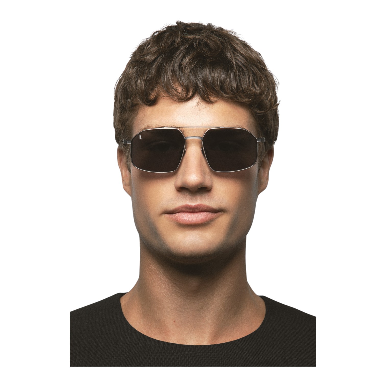 Kaleos Ross Füme Titanyum Unisex Güneş Gözlüğü - Görsel 2