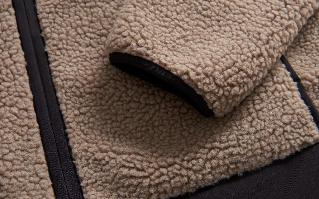 Sail Racing W Gale Pile Zip Hood Sherpa Ceket Bej - Görsel 4