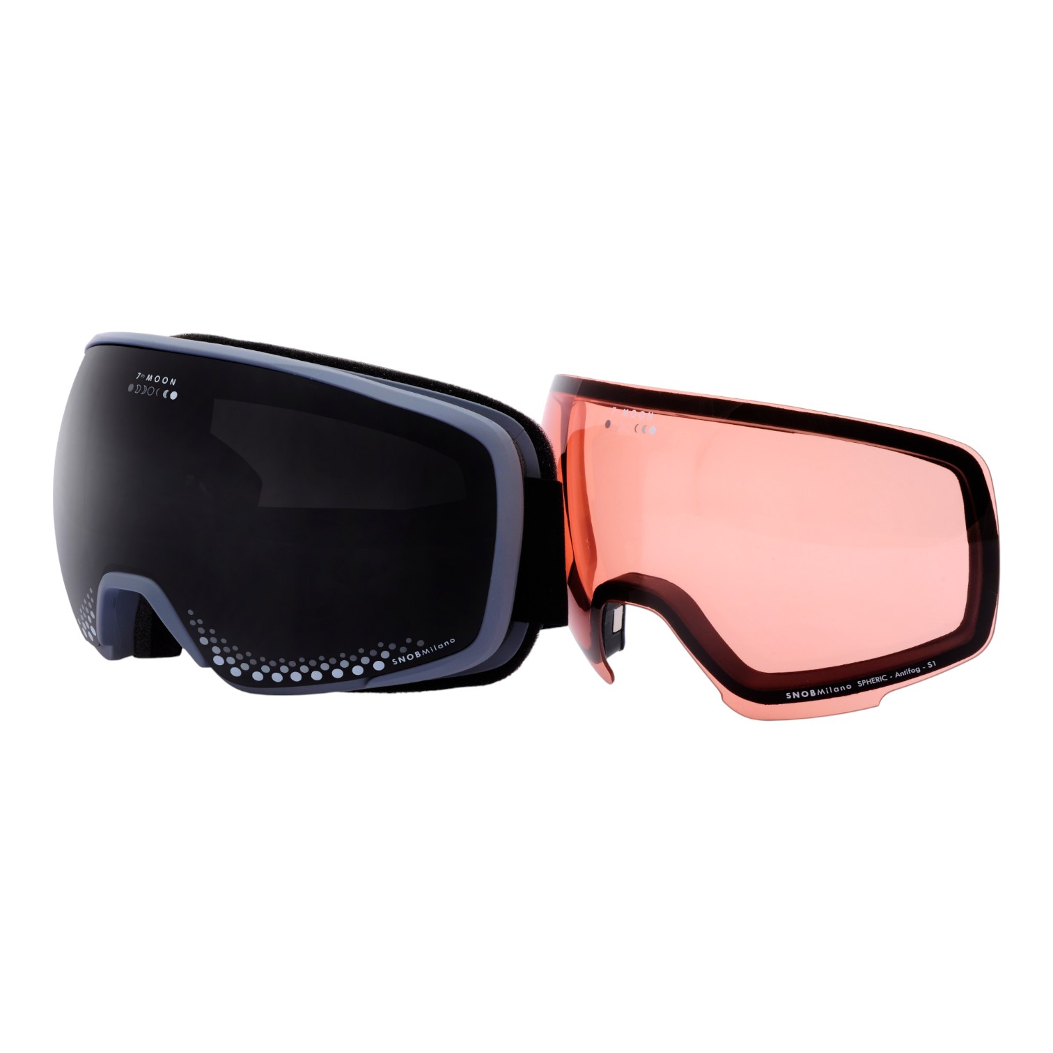 Snob Milano 7th Moon Çift Lensli Unisex Kayak Gözlüğü - Görsel 3