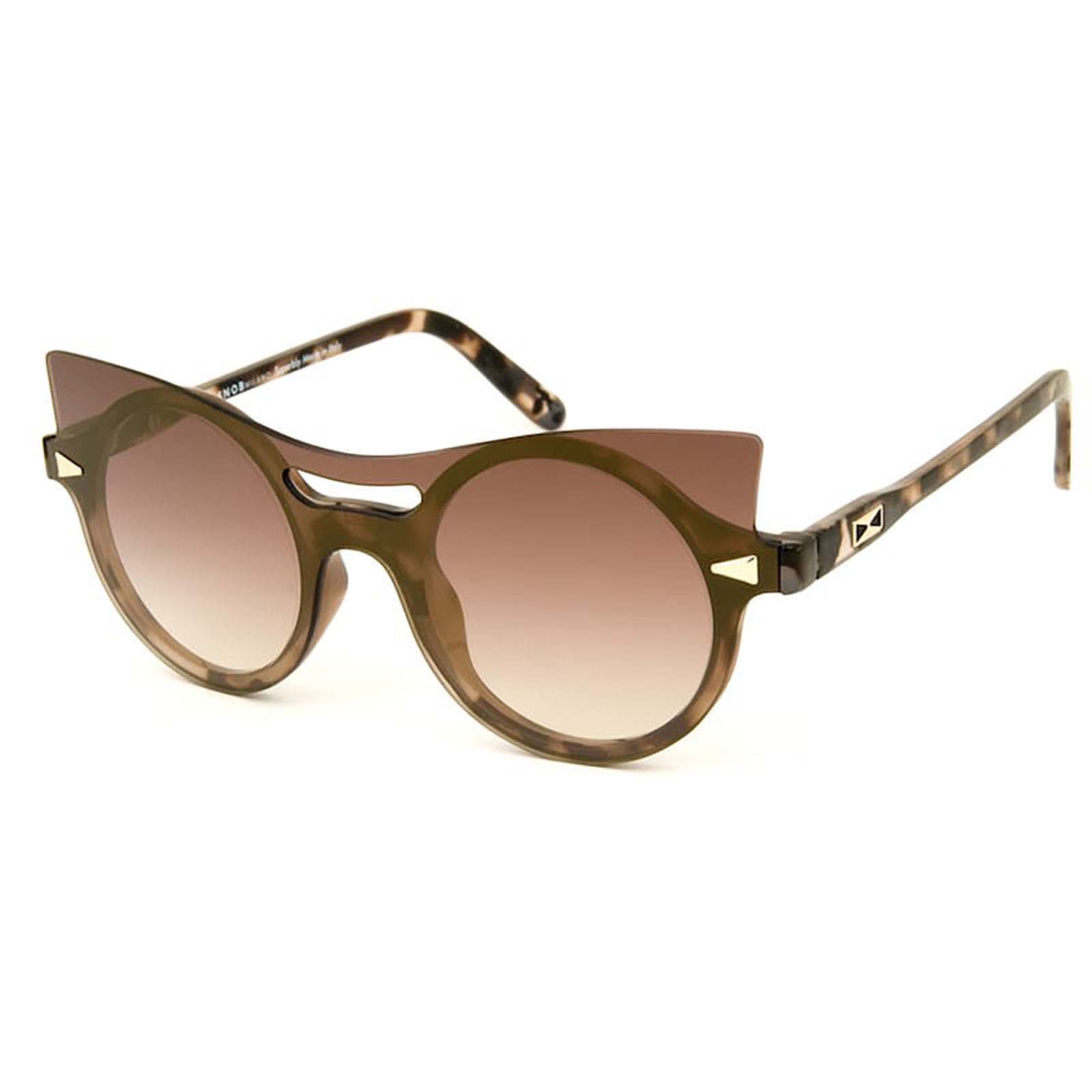 Snob Milano Gafi Alata Leopar Kadın Güneş Gözlüğü - Görsel 2