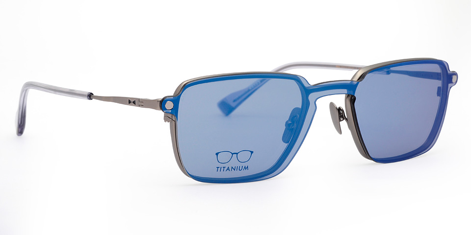 Snob Milano Ing Füme Titanyum Unisex Optik / Güneş Gözlüğü - Görsel 4