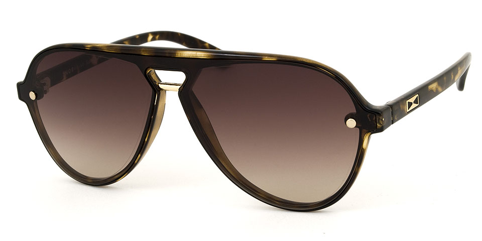 Snob Milano Manico Leopar Unisex Güneş Gözlüğü - Görsel 2