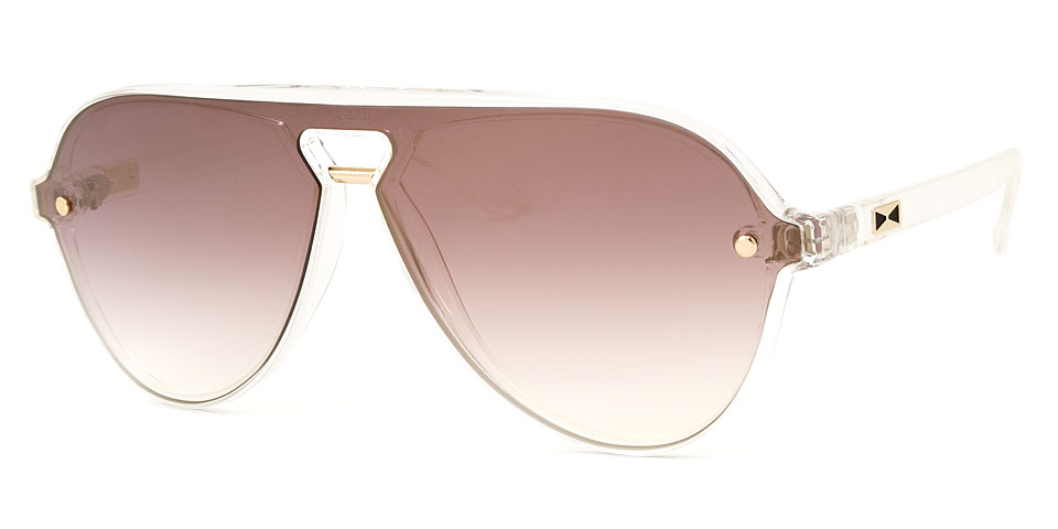 Snob Milano Manico Şeffaf Unisex Güneş Gözlüğü - Görsel 2