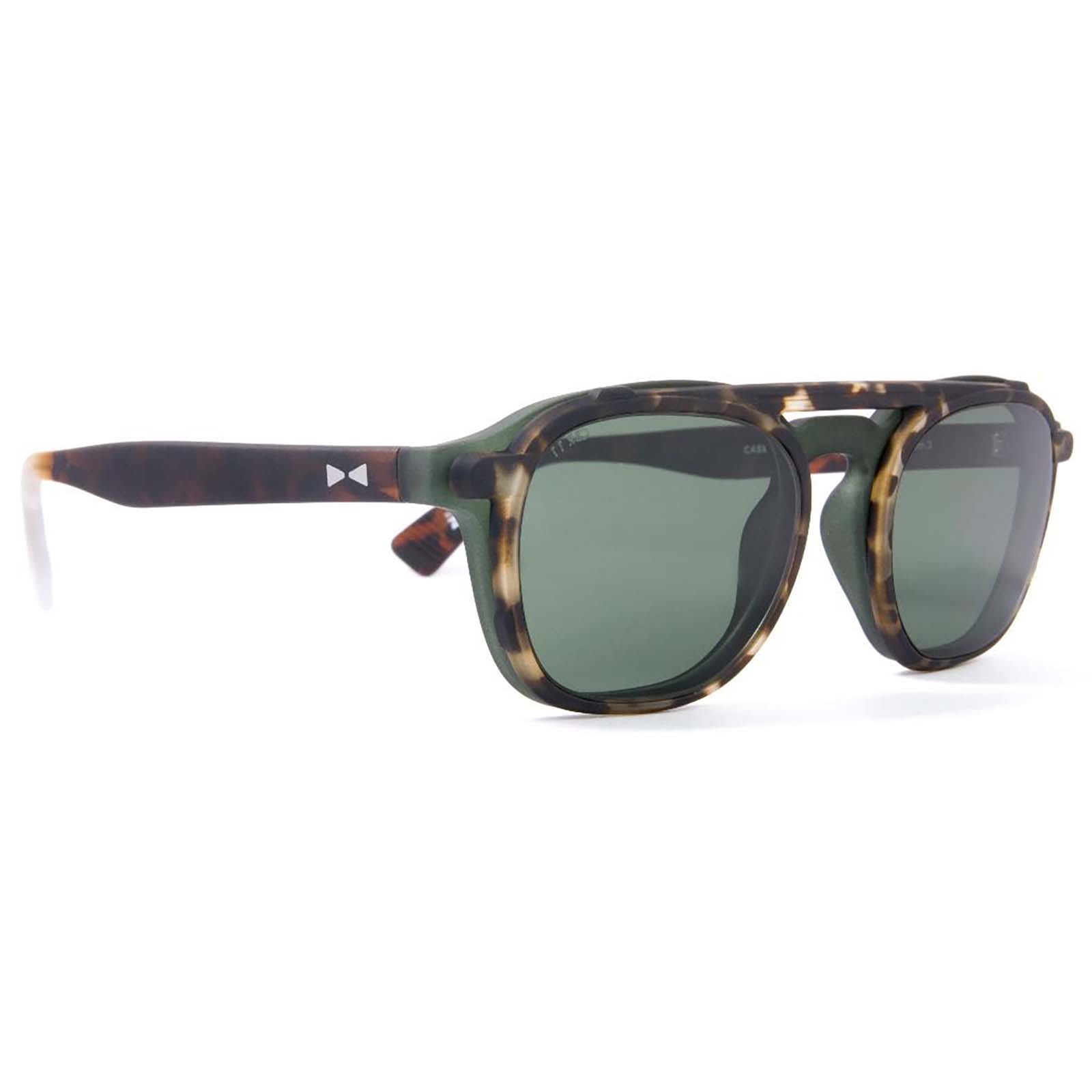 Snob Milano Cabriolet Yeşil Leopar Polarize Unisex Optik / Güneş Gözlüğü - Görsel 4