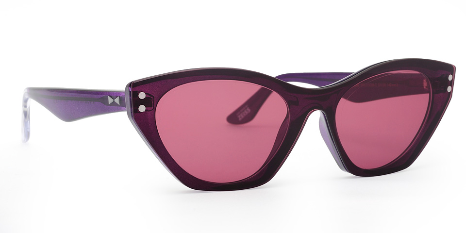 Snob Milano Plastic Mor Cat Eye Unisex Optik / Güneş Gözlüğü - Görsel 4