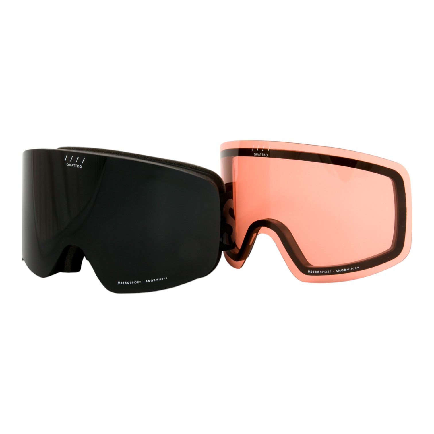 Snob Milano Quattro Çift Lensli Unisex Kayak Gözlüğü - Görsel 2