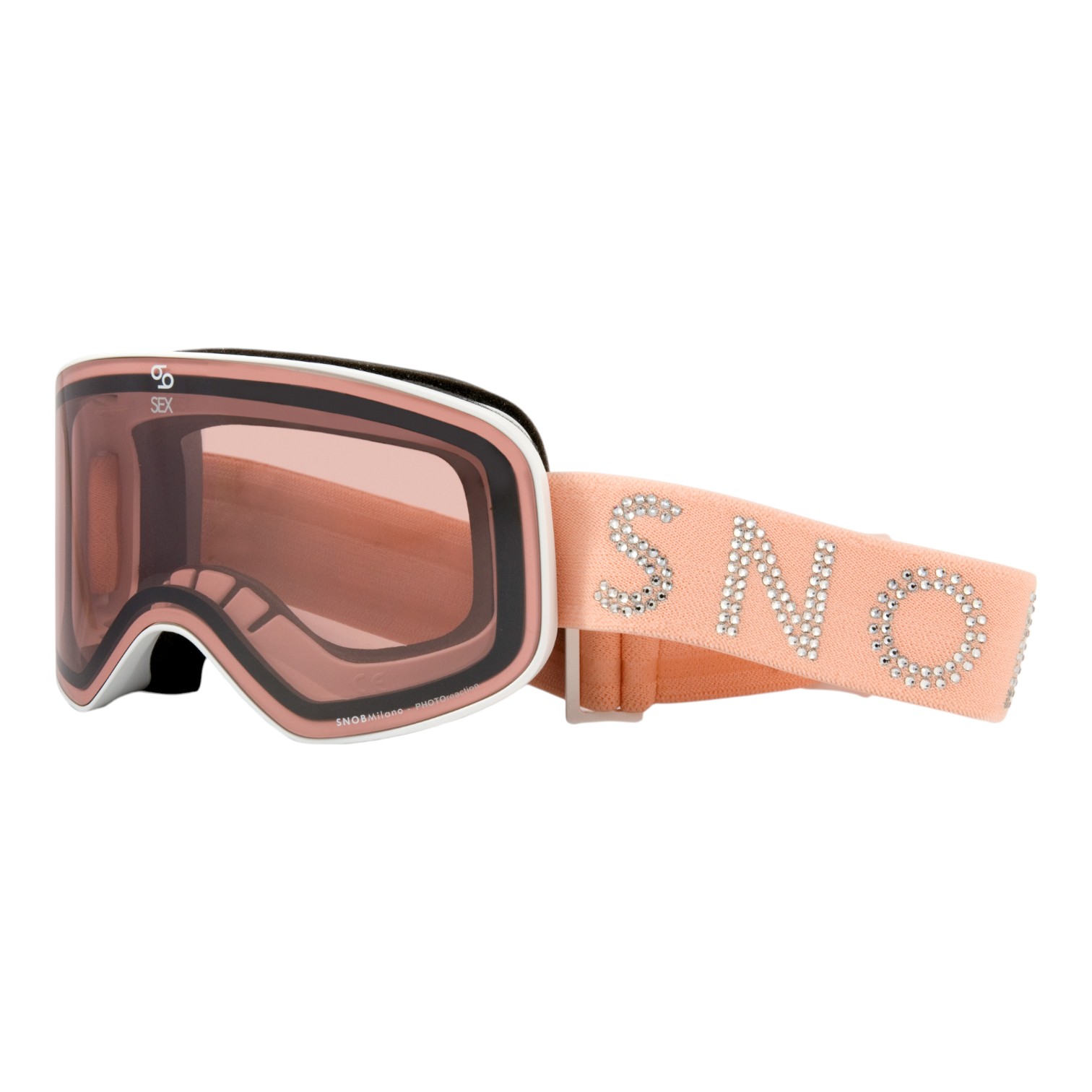 Snob Milano Sex Pembe Fotokromik Kadın Kayak Gözlüğü - Görsel 3