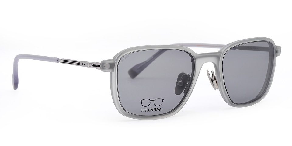 Snob Milano Special IV Gri Titanyum Unisex Optik / Güneş Gözlüğü - Görsel 4