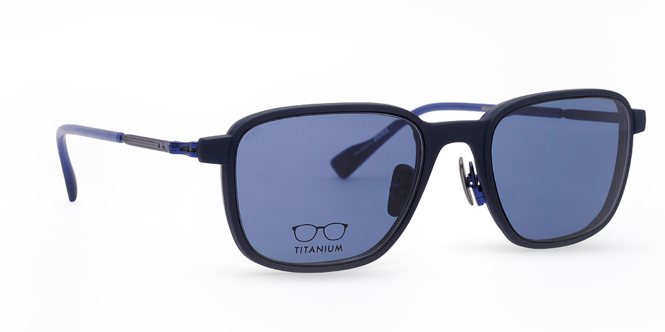 Snob Milano Special IV Lacivert Titanyum Unisex Optik / Güneş Gözlüğü - Görsel 4