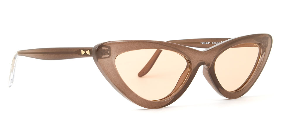 Snob Milano Wilma Kahverengi Cat Eye Kadın Güneş Gözlüğü - Görsel 2