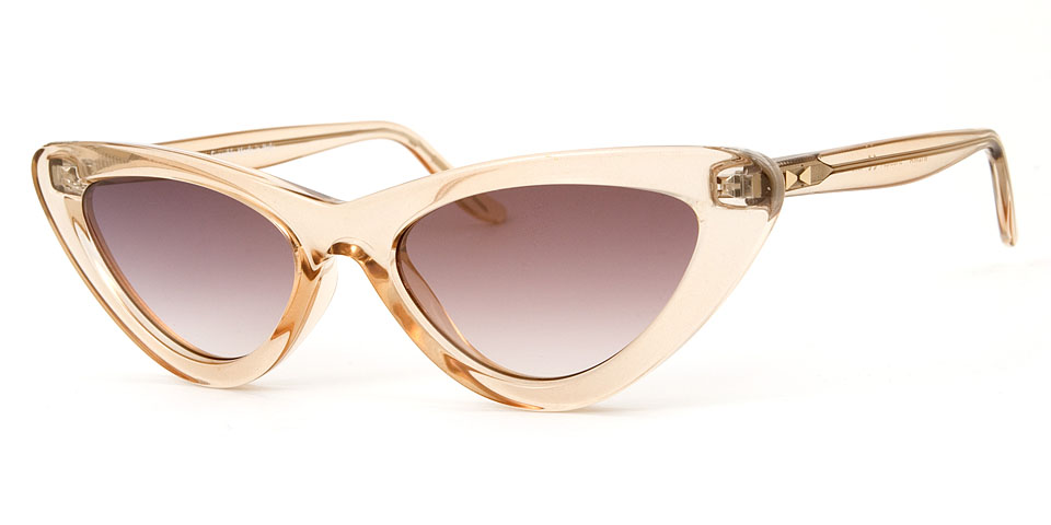 Snob Milano Wilma Şampanya Cat Eye Kadın Güneş Gözlüğü - Görsel 2