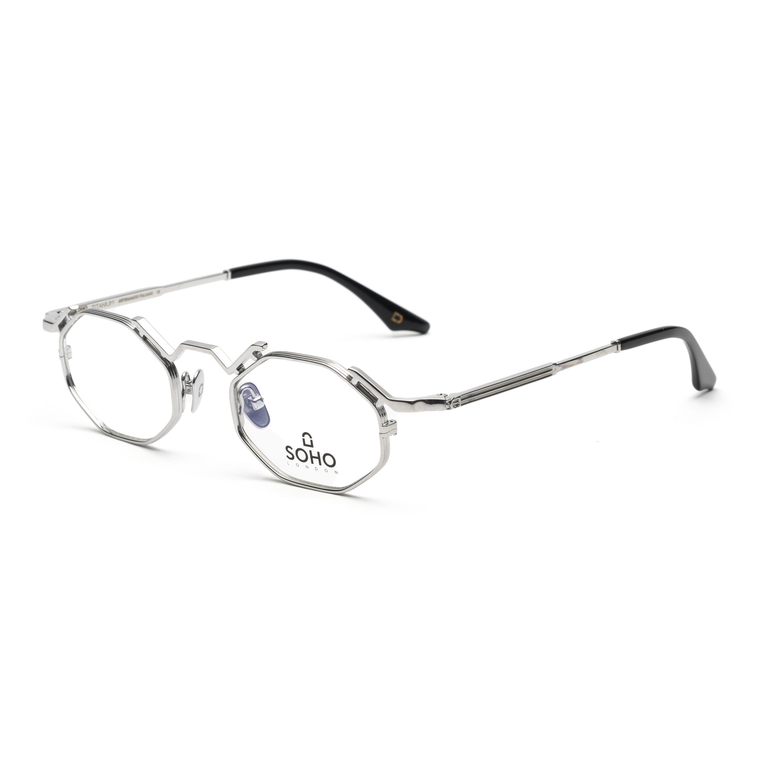 Soho London Bridge Gümüş Titanyum Unisex Optik Gözlük - Görsel 2