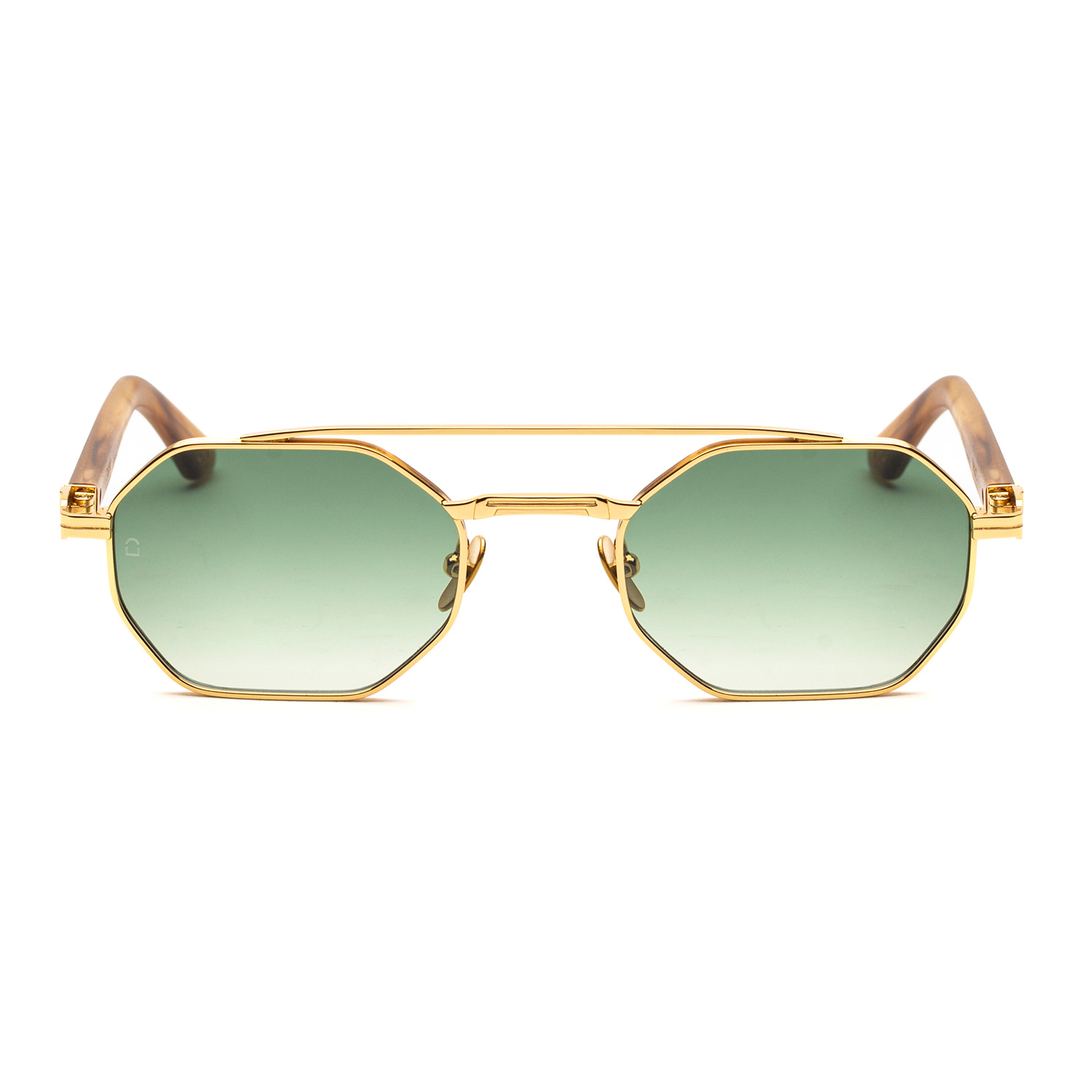 Soho London Castle Altın Bal Rengi Titanyum Unisex Güneş Gözlüğü