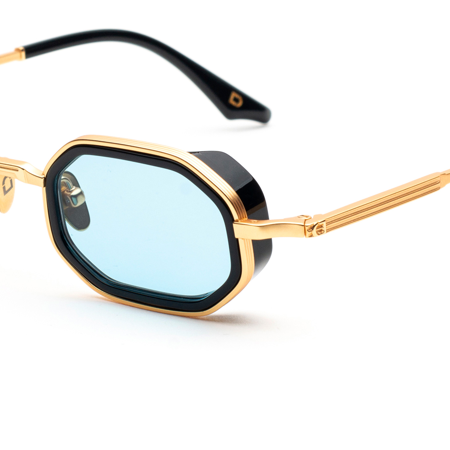 Soho London Harrow Altın Mavi Titanyum Unisex Güneş Gözlüğü - Görsel 3