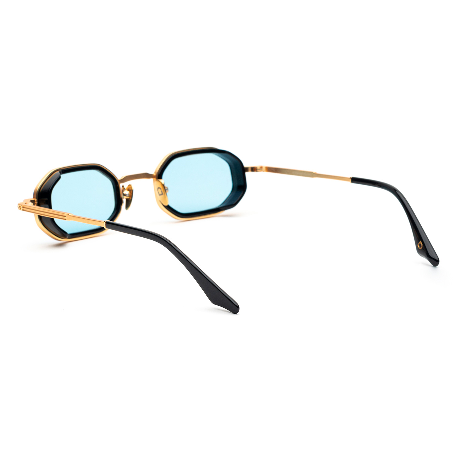 Soho London Harrow Altın Mavi Titanyum Unisex Güneş Gözlüğü - Görsel 4