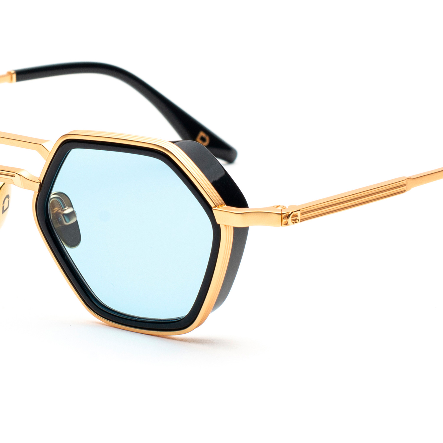 Soho London Lambeth Altın Mavi Titanyum Unisex Güneş Gözlüğü - Görsel 3