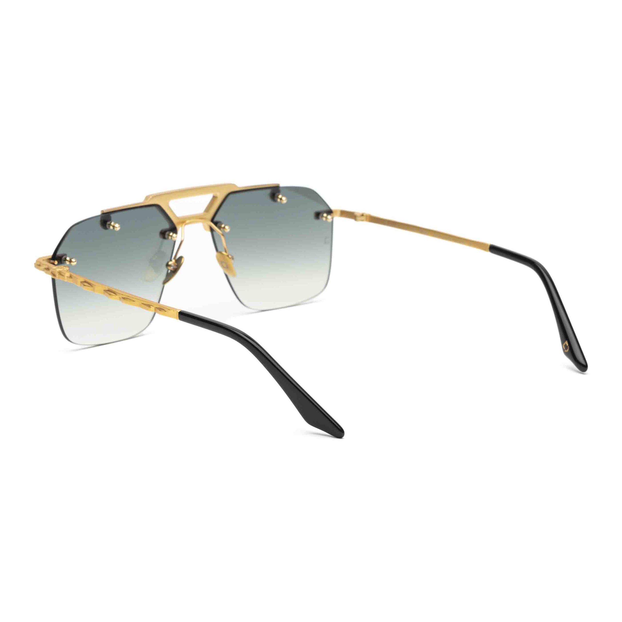 Soho London Shard Altın Yeşil Unisex Güneş Gözlüğü - Görsel 4