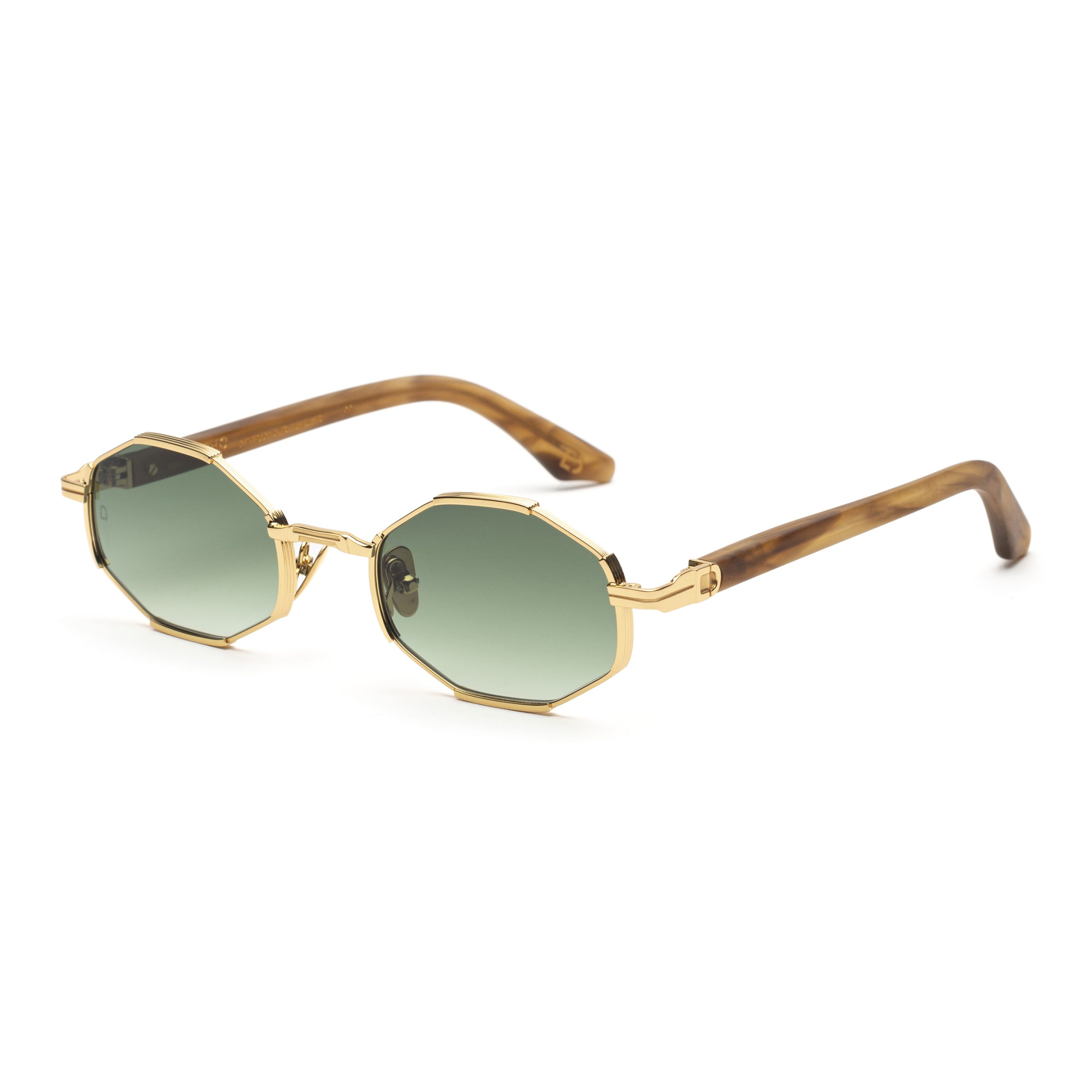 Soho London Wallance Altın Bal Rengi Titanyum Unisex Güneş Gözlüğü - Görsel 2