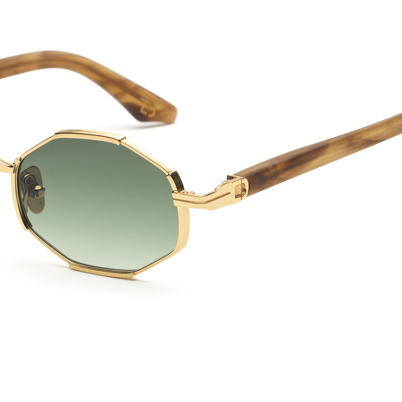 Soho London Wallance Altın Bal Rengi Titanyum Unisex Güneş Gözlüğü - Görsel 3